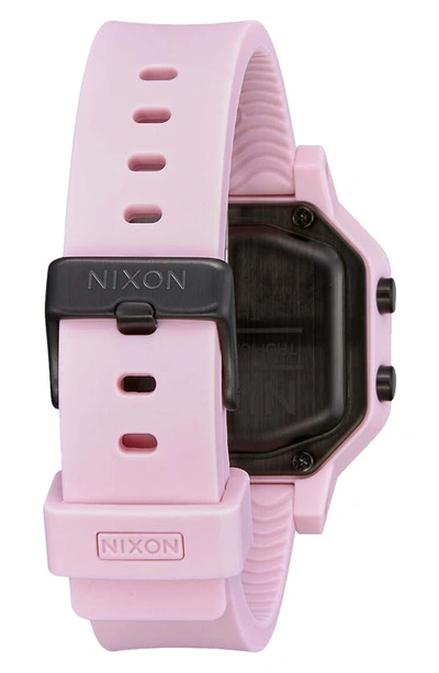 Nixon Siren Digital Watch, 38mm In Pale Pink