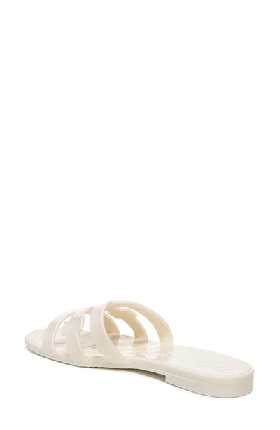 Shop Sam Edelman Bay Jelly Slide Sandal In Modern Ivory