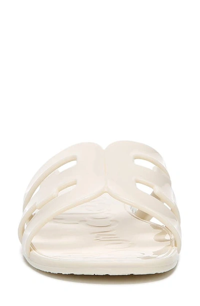 Shop Sam Edelman Bay Jelly Slide Sandal In Modern Ivory