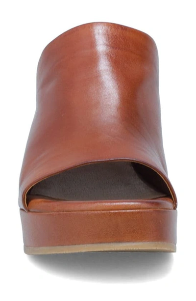 Miz Mooz Gwen Platform Sandal In Brandy