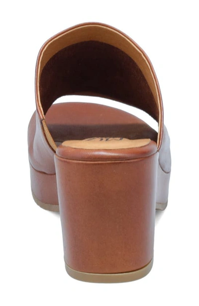 Miz Mooz Gwen Platform Sandal In Brandy