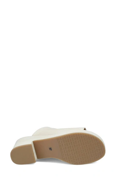 Shop Miz Mooz Gwen Platform Sandal In Cream