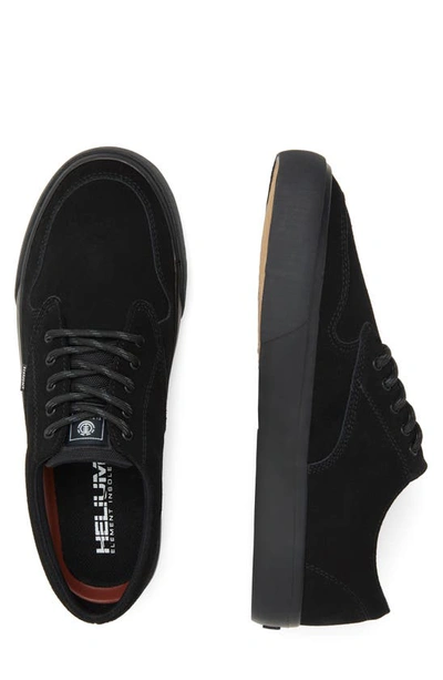 Shop Element Topaz C3 Leather Sneaker In Black/ Black