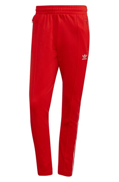 Shop Adidas Originals Originals Beckenbauer Track Pants In Red