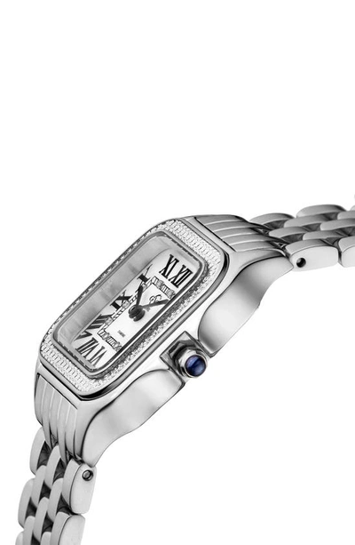 Gv2 Milan Diamond Dial Bracelet Watch, 27.5mm In Silver