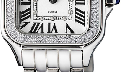 Gv2 Milan Diamond Dial Bracelet Watch, 27.5mm In Silver