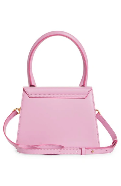 Jacquemus Le Grand Chiquito Leather Top Handle Bag In Light Pink