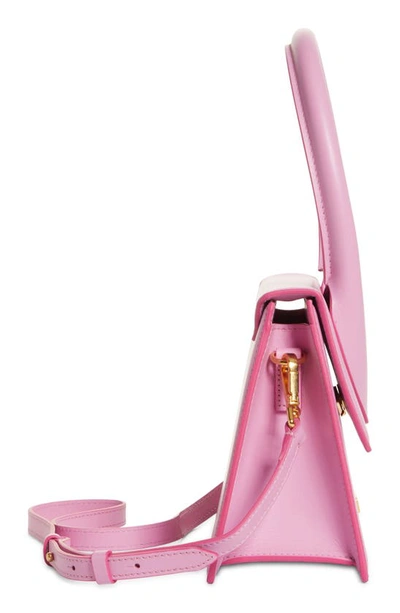 Jacquemus Le Grand Chiquito Leather Top Handle Bag In Light Pink