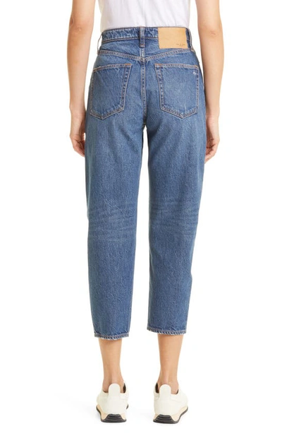 Shop Rag & Bone Alissa High Waist Barrel Leg Crop Jeans In Clover