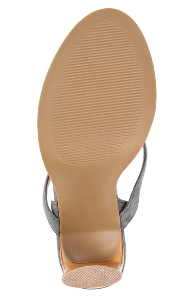 Journee Collection Women's Adalee Tie-up Sandals In Grey