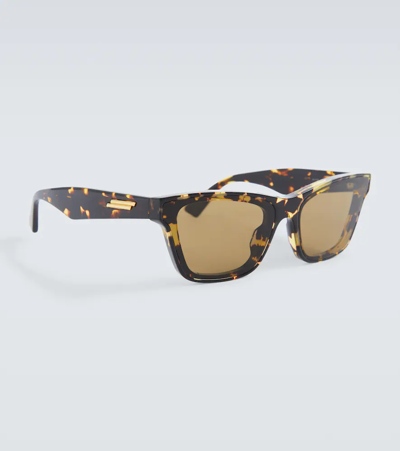Bottega Veneta Tortoiseshell Sunglasses In Havana-havana-brown