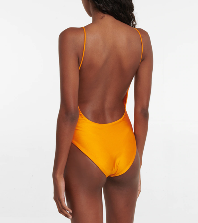 Jade Swim Trophy One Piece Swimsuit In Sunset Sheen