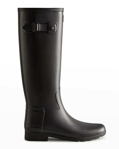 Shop Hunter Tall Rubber Riding Boots In Black