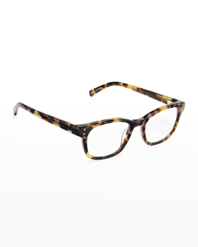 Shop Eyebobs Biff Square Acetate Readers In Tortoise