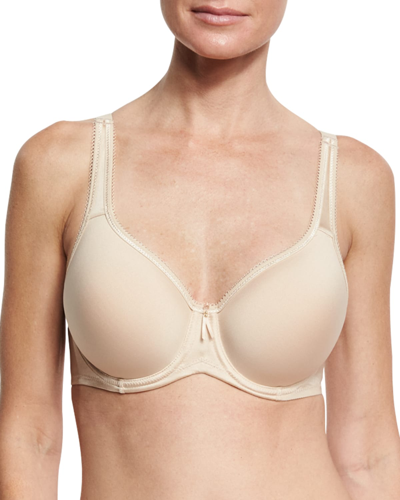 Wacoal Basic Beauty Full-figure Contour Spacer Bra In Natural Nude