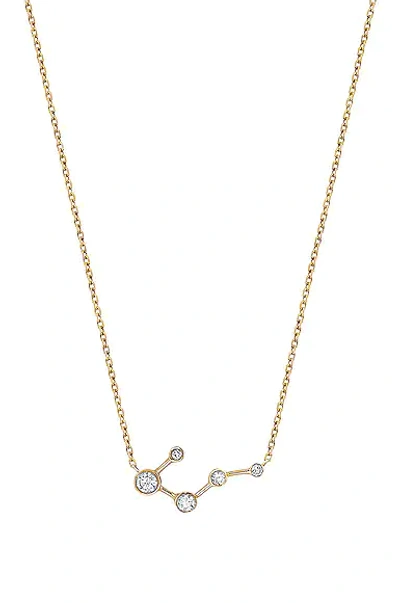 Logan Hollowell 14k Yellow Gold Constellation Diamond Necklace In Gold