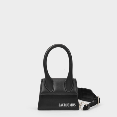 Shop Jacquemus Le Chiquito Homme Crossbody -  -  Khaki - Leather In Black