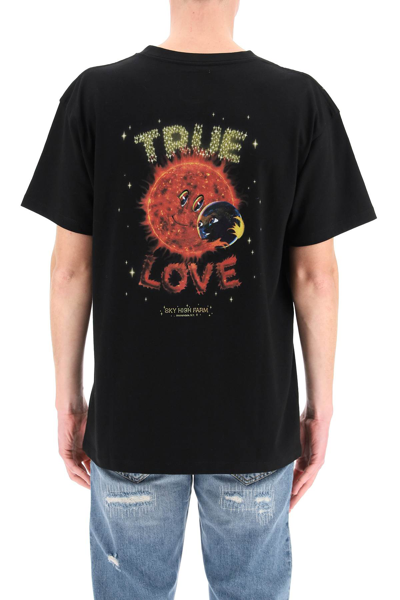 Shop Sky High Farm True Love T-shirt In Mixed Colours