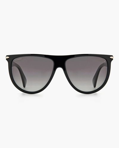 Shop Rag & Bone Shield Sunglasses In Black