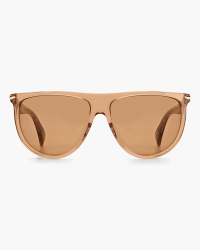 Shop Rag & Bone Shield Sunglasses In Brown
