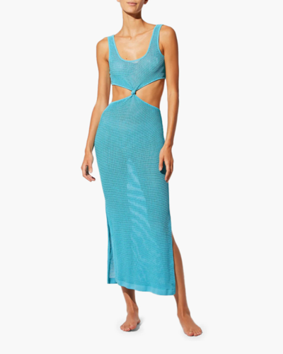 Shop Solid & Striped Women's The Bailey Dress In Cerulean Blue