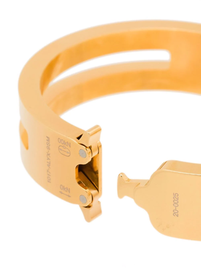 Shop Alyx Rollercoaster Cutout Bracelet In Gold