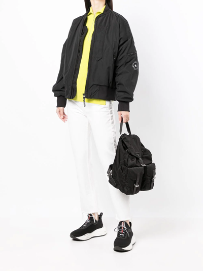 Shop Adidas By Stella Mccartney X Stella Mccartney Bomber Jacket In Schwarz