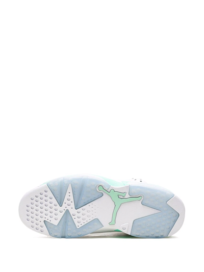 Jordan Air  6 Retro Pearl High Top Sneaker In White