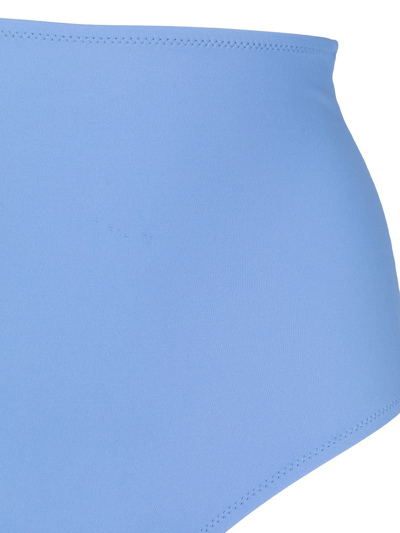 Evarae Milo High-waisted Bikini Bottom In Blau