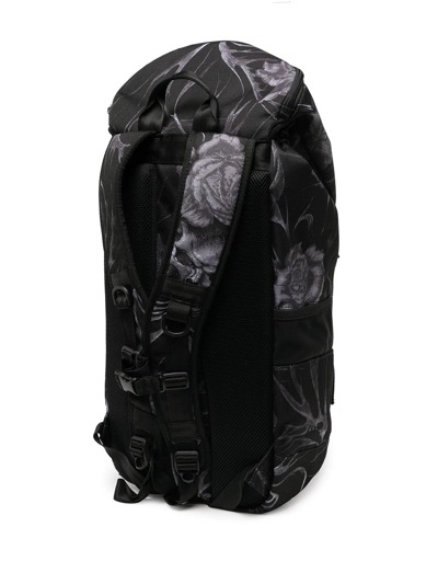 Shop Yohji Yamamoto Skull-print Backpack In Schwarz