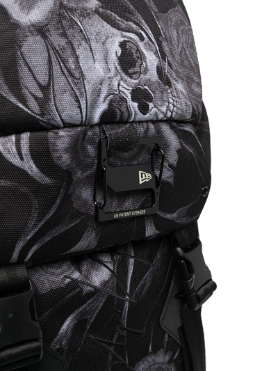 Shop Yohji Yamamoto Skull-print Backpack In Schwarz