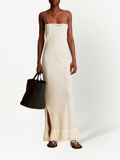 KHAITE ALIX SILK SLIP DRESS 