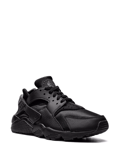 Shop Nike Air Huarache "triple Black" Sneakers