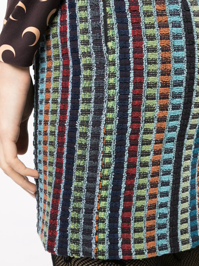 Marine Serre Signature Motif Mini Skirt In Multicolour