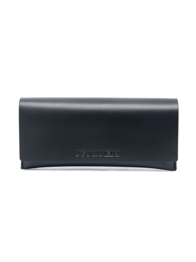 Dsquared2 Hype Logo-plaque Sunglasses In Schwarz