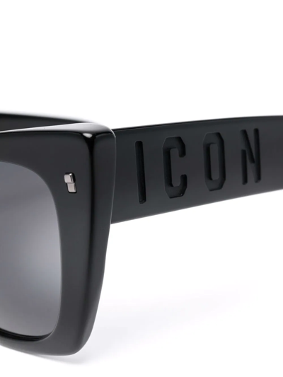 凹面压花LOGO猫眼框太阳眼镜