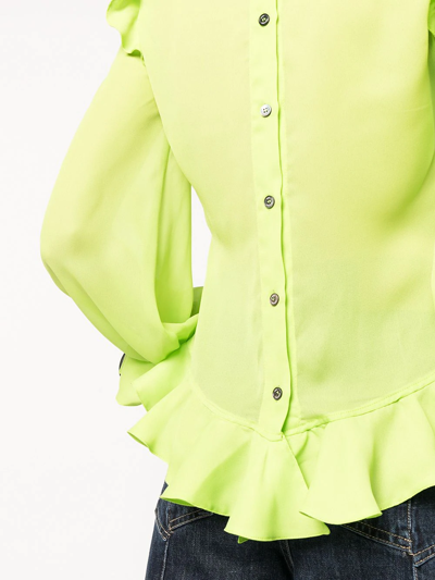 荷叶边细节罩衫