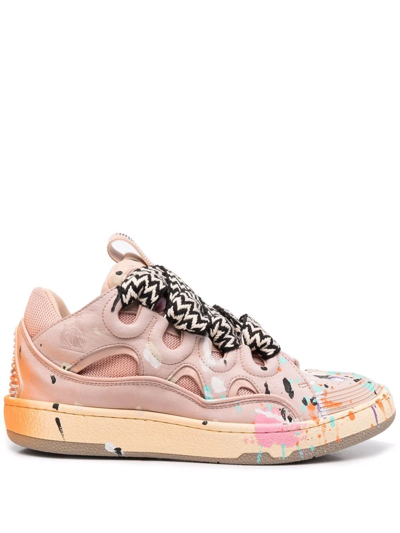 Lanvin X Gallery Dept. Curb Chunky Sneakers In Pink | ModeSens