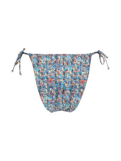 Sian Swimwear Halle 2 Side-tie Bikini Bottoms In Blue