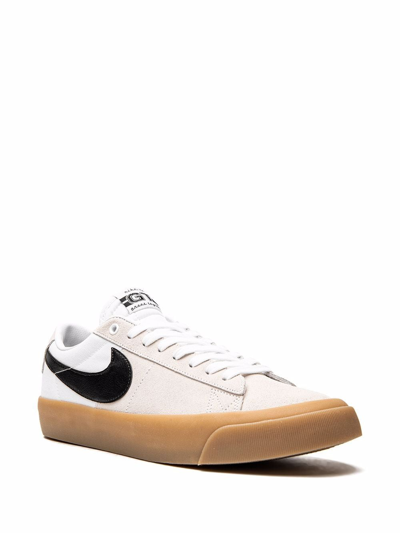 Shop Nike Sb Blazer Low Gt Sneakers In Weiss