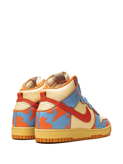 Nike Dunk High 1985 "orange Acid Wash" Sneakers In Neutrals
