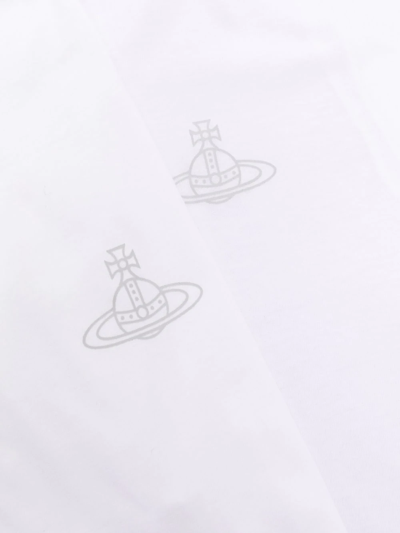 Vivienne Westwood Pack-of-two Orb Logo-print T-shirt In Weiss