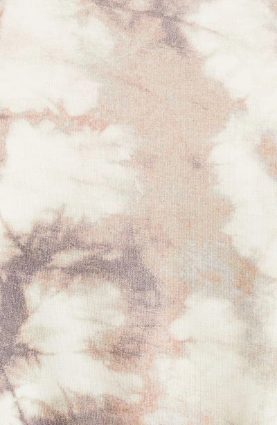 Samsoe & Samsoe Elsi Floral Print Mock Neck Top In Blurred Brown
