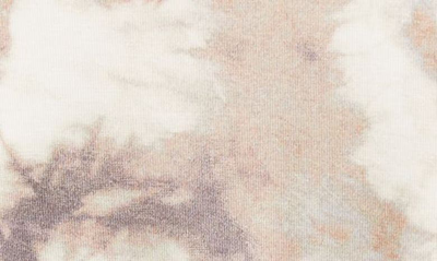 Samsoe & Samsoe Elsi Floral Print Mock Neck Top In Blurred Brown