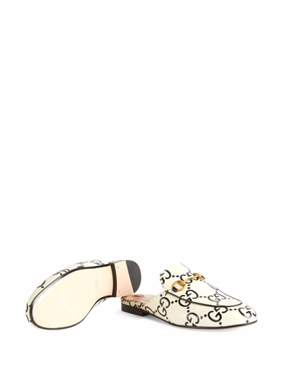 Shop Gucci Slipper Princetown In White