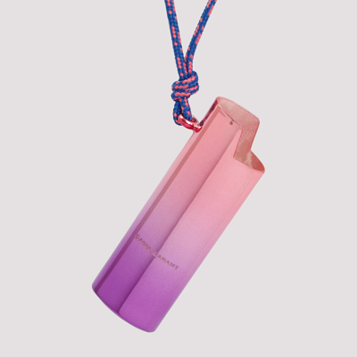 Shop Isabel Marant Necklace With Lighter-case Pendant Jewellery In Pink &amp; Purple