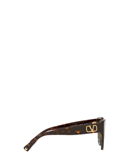Shop Valentino Eyewear Sunglasses In Havana