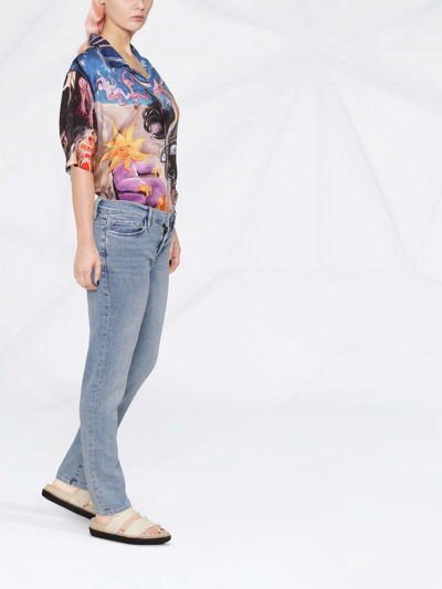 Frame Le Garcon Slim-fit Jeans In Blau