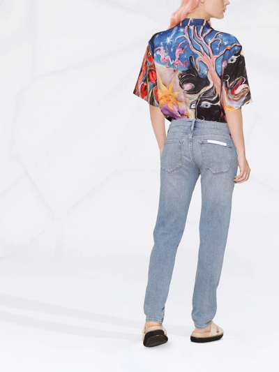 Frame Le Garcon Slim-fit Jeans In Blau