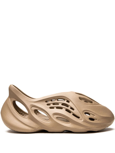 Shop Adidas Originals Yeezy Foam Runner "mist" Sneakers In Braun